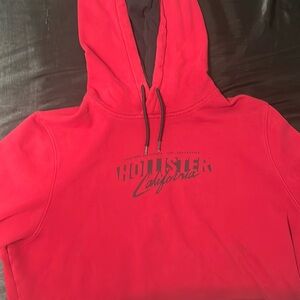 Hollister hoodie red/black